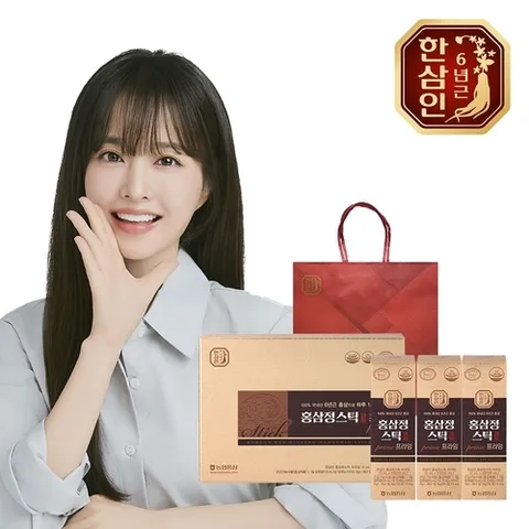 한삼인 [농협홍삼] 한삼인 홍삼정스틱 프라임 10ml 32포 3세트+쇼핑백