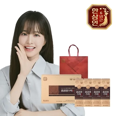 한삼인 [농협홍삼] 한삼인 홍삼정스틱 프라임 10ml 32포 4세트+쇼핑백