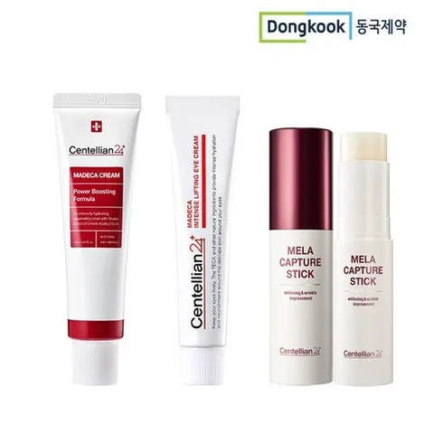 센텔리안24 패플단독]멜라캡처스틱10g 파워 부스팅 포뮬러 마데카 크림15ml 인텐스 아이크림15ml