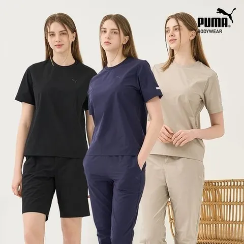 푸마 여성 반팔+반바지+긴바지 3종세트 3컬러 택1_P397803549