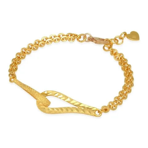 골드모아 여자 순금 팔찌 11.25g [물방울스틱 콤비]