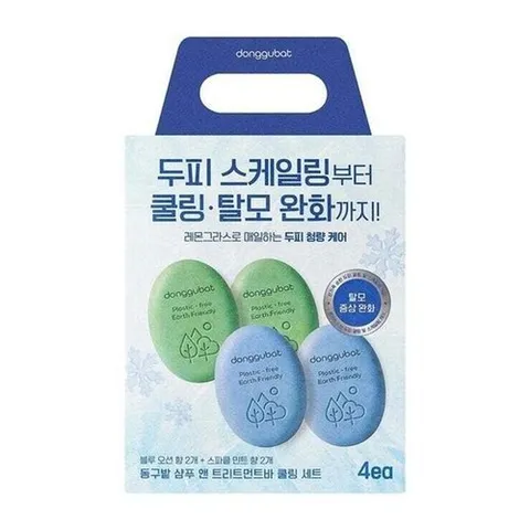 셀러허브 1 동구밭 쿨링 샴푸트리트먼트 바 100g x 4 (51895967)