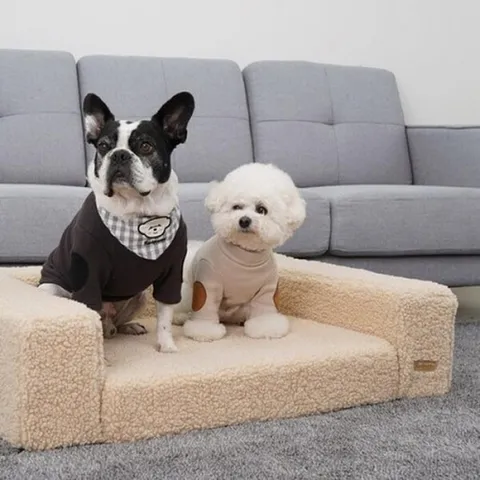 셀러허브 생활리빙 소형견 방수원단 쉼공간 쇼파겸 침대 P636718 방석