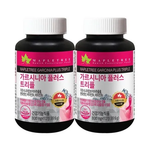 메이플트리 가르시니아 다이어트 플러스 트리플 112정X2통 16주분