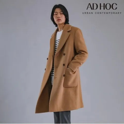 애드호크 남성 포켓 더블코트HWBHC32_P337069930