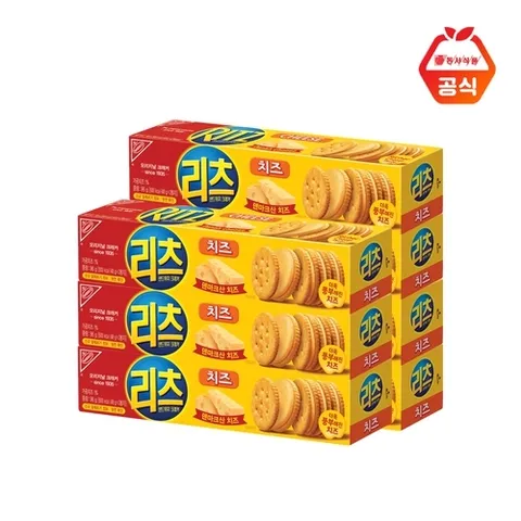 동서식품 리츠 크래커 치즈 96gx7