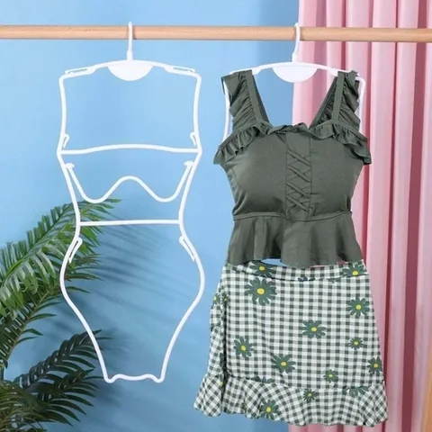 패션플러스 [HS라이프] 행거 옷걸이 옷장 원피스 수영복 폴웨어 걸이 행거