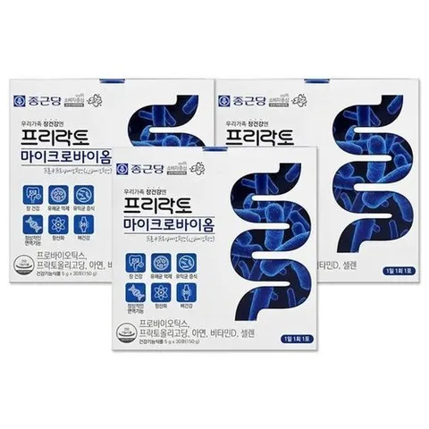 기타브랜드 종근당 프리락토 마이크로바이옴 5g 30포 3개/mjc_P424538253