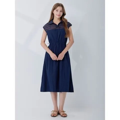 카인드베리 바스락 스트라이프 카라 원피스 KOOPQ609 2colors_P433899590
