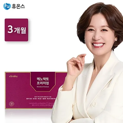 휴온스  메노락토 프리미엄 갱년기 유산균 YT1 3개월분