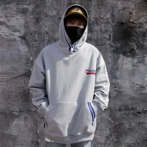 셀러허브 패션 [MAS] 마스 시그니쳐 로고 그래픽 후디_그레이