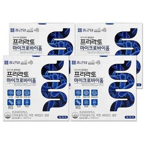 기타브랜드 종근당 프리락토 마이크로바이옴 5g 30포 4개/mjc_P424537983