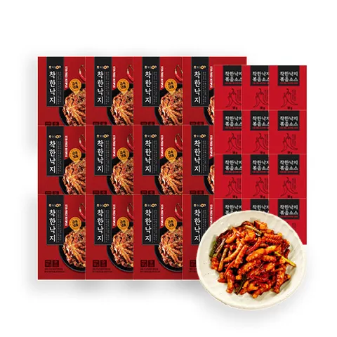 착한낙지 12팩세트(손질낙지12팩+비법양념12팩)