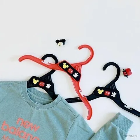 셀러허브 1 캐릭터 메이네티 디즈니 3P 키즈 썸썸 옷걸이 슬림형 아이옷정리 논슬립옷걸이 키즈용옷걸이