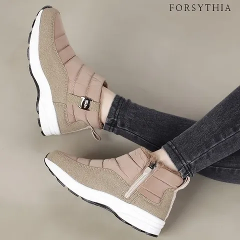 셀러허브 패션 [포지시아] 여자 앵클부츠 여성 털부츠 방한화 AG63