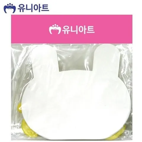 셀러허브 패션 [JHQRVGJG_4A]유니아트 종이부채 (5개입) (토끼) G30