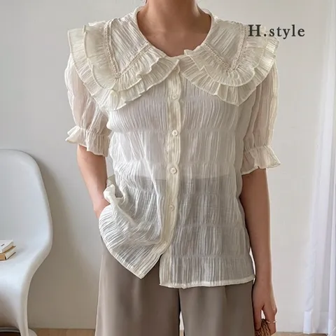 H스타일 NB/블링블링브라우스/여름/빅사이즈_P322061281