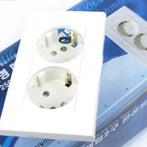 셀러허브 1 [XBKJ7NK7_48]매입 2구 콘센트 10개입 매입전기콘센트 매립식