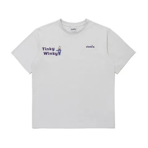 디아도라 디아도라 텔레토비 퀵드라이 그래픽 반팔 티셔츠 LIGHT GREY D6223LRST7-GRL