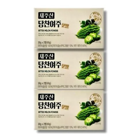 기타브랜드 제주산 당찬여주 분말 30g x 2통 3박스_P408394961