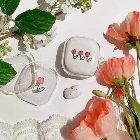 셀러허브 패션 튤립가든  갤럭시 버즈라이브 케이스