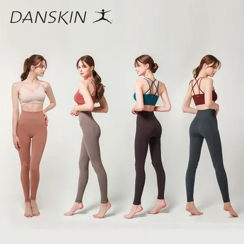 단스킨 심리스 편안한 요가 필라테스 스포츠 에어 레깅스