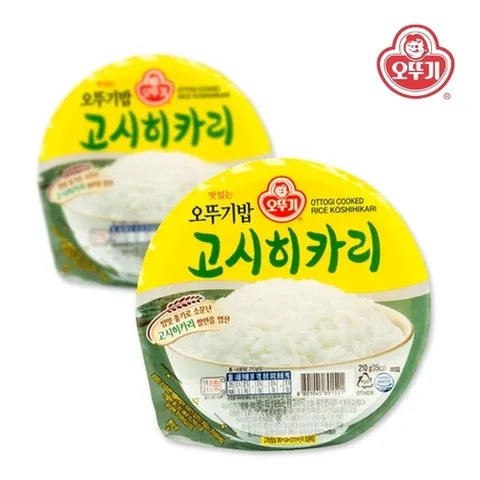 오뚜기 맛있는 오뚜기밥 고시히카리 210g x 12개