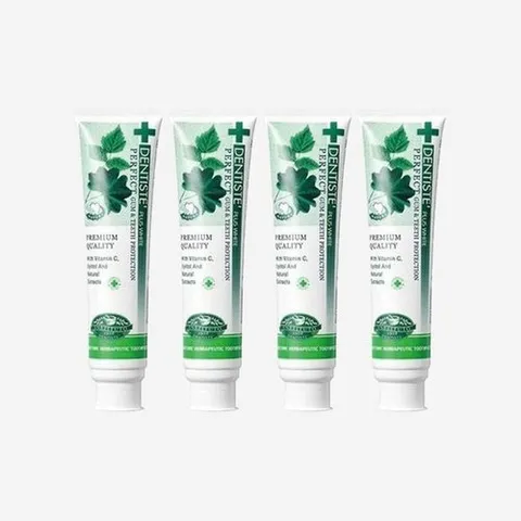 셀러허브 식품 덴티스테 뉴 플러스화이트 치약 200g 4개