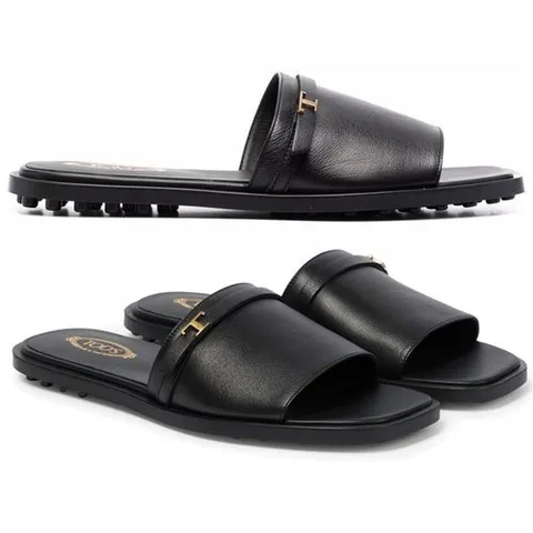 tods 25SS 여성 금장 T 로고 샌들 XXW12K0FN11 MID B999