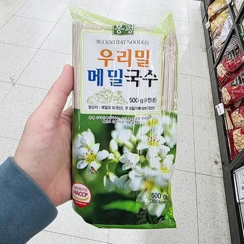 셀러허브 식품 봉평 우리밀 메밀국수 500g P0037_1589