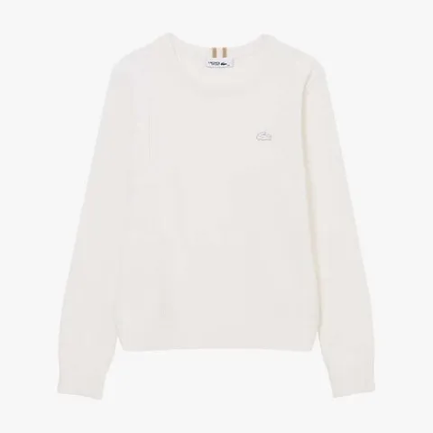 라코스테 LACOSTE 부분 케이블 라운드 스웨터 AF705E-56N 70V