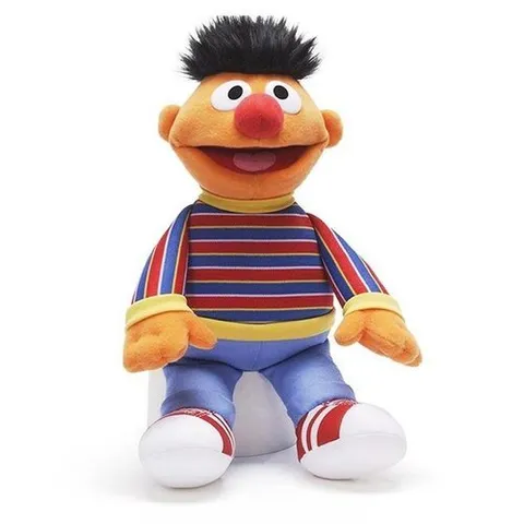 셀러허브 1 [XBIHK631]GUND 헝겊인형 세서미 어니 봉제인형 34cm