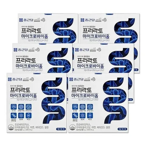 기타브랜드 종근당 프리락토 마이크로바이옴 5g 30포 6개/mjc_P424537922