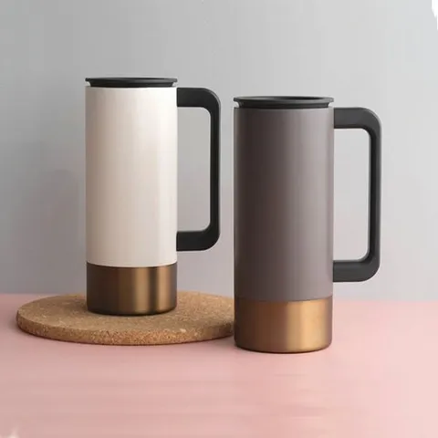 기타 스텐 손잡이 보냉 에펠타워 머그컵 350ml-WE2B8BC