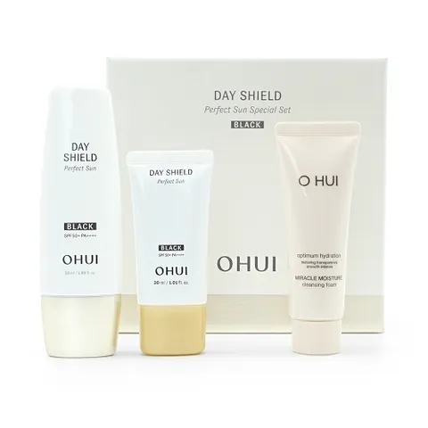 오휘 데이쉴드 퍼펙트 선 블랙 1.5종 세트 (50ml+30ml)