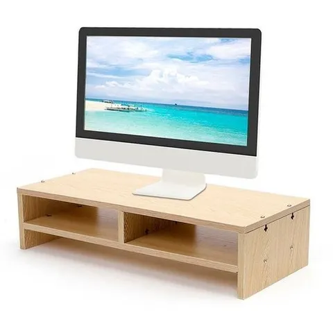 셀러허브 1 [HYIJOYQ3_4B]오피시아 모니터받침대(내추럴) 모니터선반