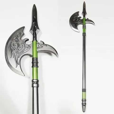 셀러허브 1 귀칼 도끼창 장난감칼 가짜칼 코스튬 귀칼 장검 검객 관우 장비 코스프레