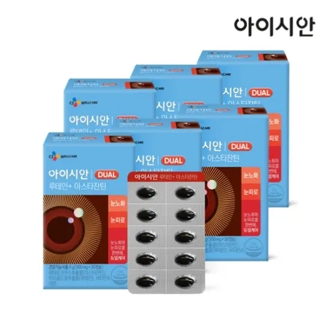 CJ공식 아이시안 루테인 아스타잔틴 6박스/6개월분