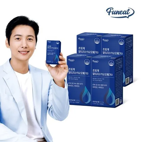 퍼니트 이상우 초임계 rTG 알티지 오메가3 4박스 (4개월분)