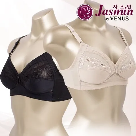 자스민바이비너스 JBR1028 메쉬 노와이어 풀컵 브라_P050495020