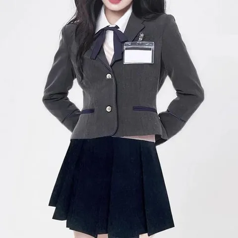 셀러허브 패션 [JHP9SO42_51IB]라인포인트 교복마이 그레이 교복 여자교복