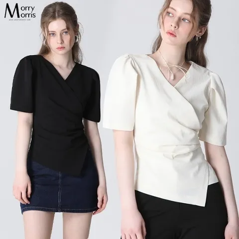 리스트 [모리모리스(Morry Morris)] 쥬시 랩 블라우스