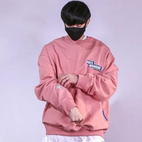 셀러허브 패션 [MAS] 헤이트 먼데이 맨투맨_핑크 (8023752A)