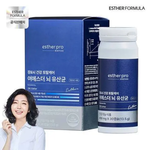에스더포뮬러 ○여에스더 뇌 유산균 1박스(1개월)
