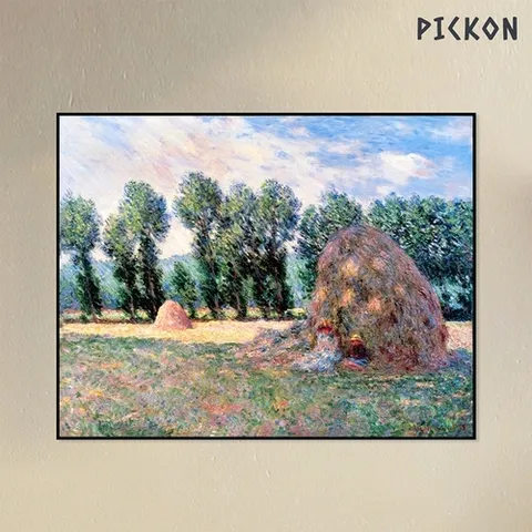 픽콘 명화액자 모네_건초더미
