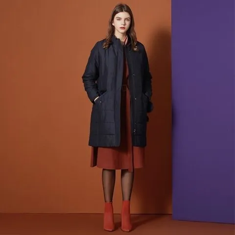 마르조 마르조]윈터퀼팅패딩자켓 네이비MDWFJKP0161