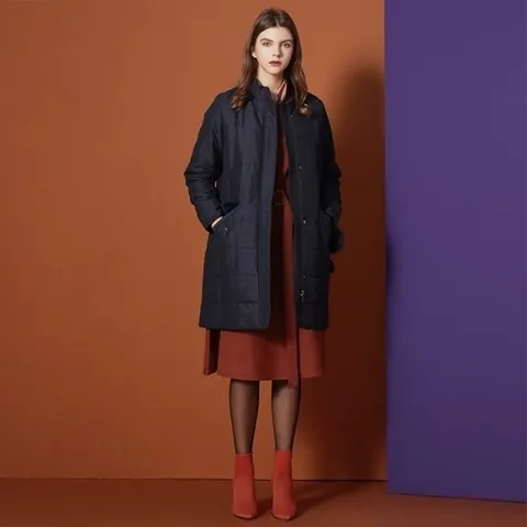 마르조 마르조]윈터퀼팅패딩자켓 네이비MDWFJKP0161