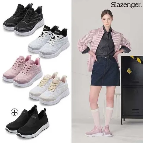 슬레진저 여성 워킹화1종+슬립온1종2종세트_P390693794