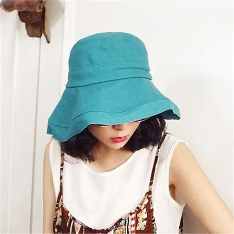 앞머리 린넨 와이드챙 썸머 벙거지 버킷햇n527 _P062196313