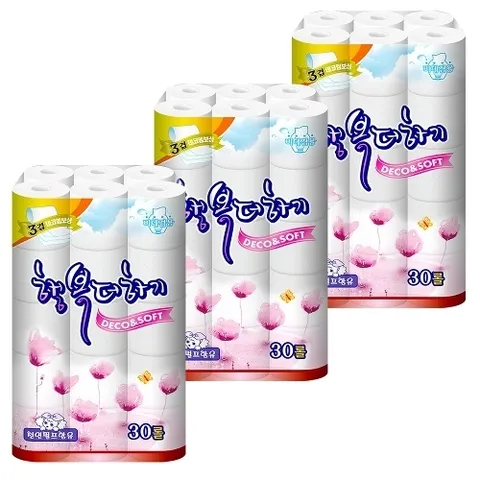 트루마리 수목제지 행복더하기 30m 90롤(3팩)